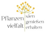 Logo der Veranstaltungsreihe: Pfalnzenvielfalt säen, genießen, erhalten