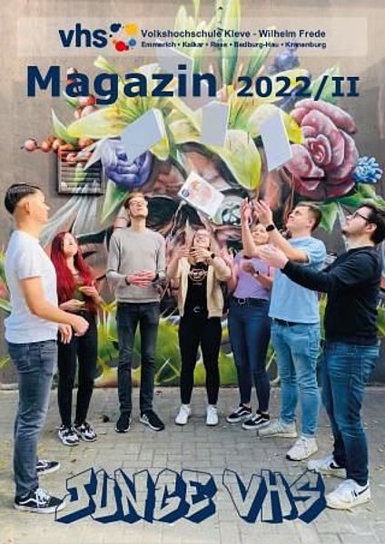 Bild vom Titelblatt des Volkshochschulprogrammheftes 2022-2