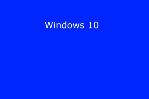 Foto mit dem Schriftzug "Windows 10"